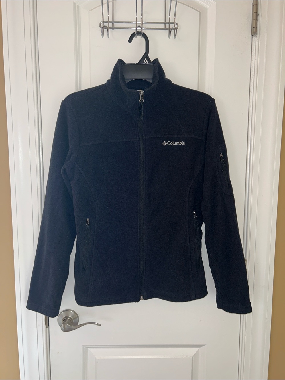 Columbia Black Womens Full-Zip Fleece Jacket
